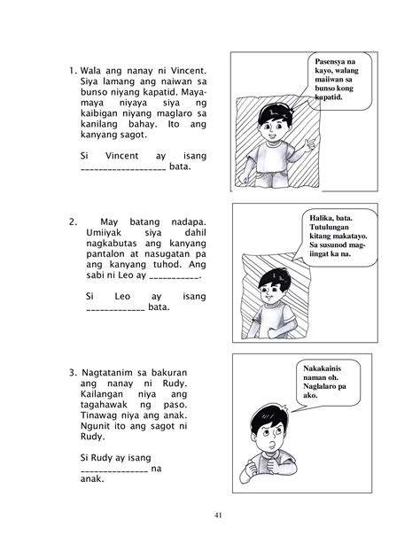 Filipino 6 dlp 21 mga katangian ng tauhan .